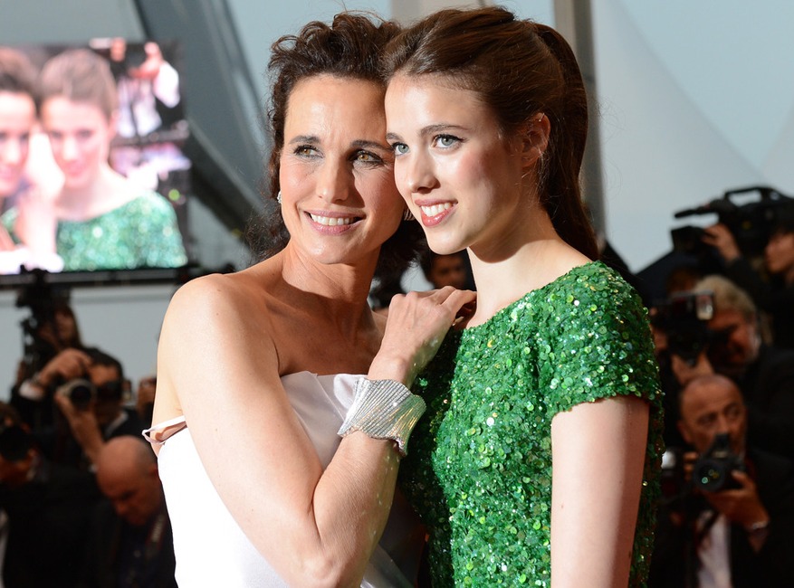 Lookalike Celeb Kids From Fashion Week, Andie MacDowell, Sarah Margaret Qualley